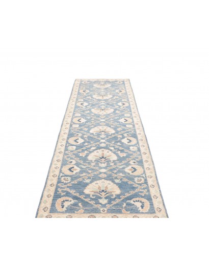 Tappeto Kazak Afghanistan bianco 85x296