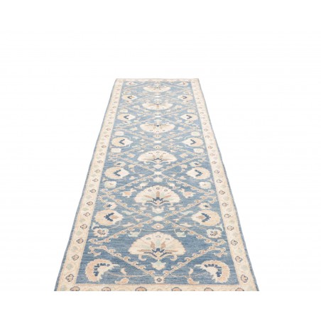 Tappeto Kazak Afghanistan bianco 85x296
