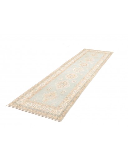 Tappeto Kazak Afghanistan bianco 83x297