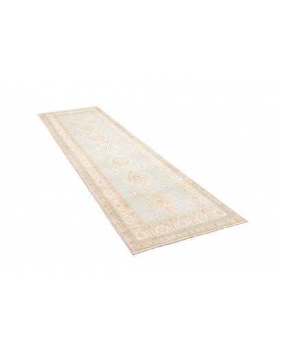 Tappeto Kazak Afghanistan bianco 83x297