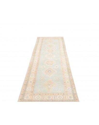 Tappeto Kazak Afghanistan bianco 83x297