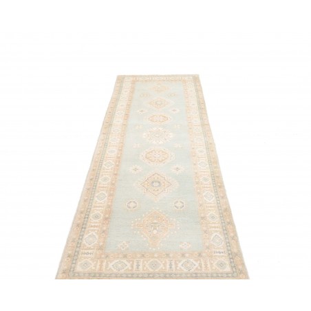 Tappeto Kazak Afghanistan bianco 83x297