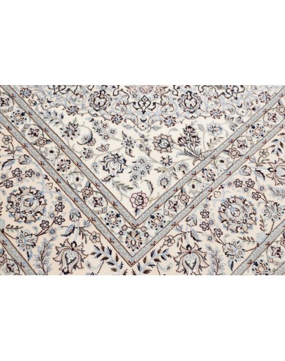 Tappeto Nain 6La Persia bianco grigio 262x369