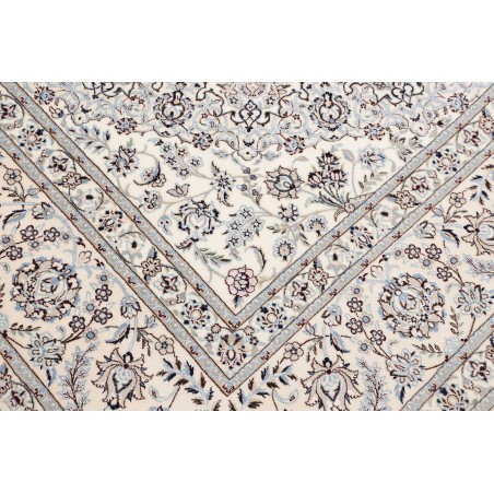 Tappeto Nain 6La Persia bianco grigio 262x369