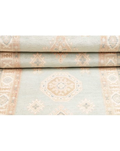 Tappeto Kazak Afghanistan bianco 83x297
