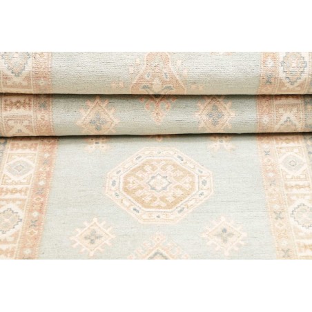 Tappeto Kazak Afghanistan bianco 83x297