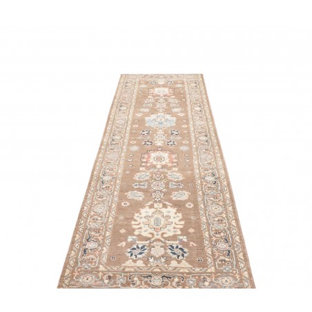 Tappeto Kazak Afghanistan marrone bianco 84x297