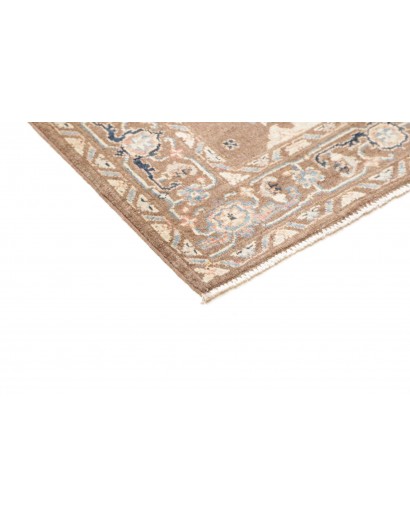 Tappeto Kazak Afghanistan marrone bianco 84x297