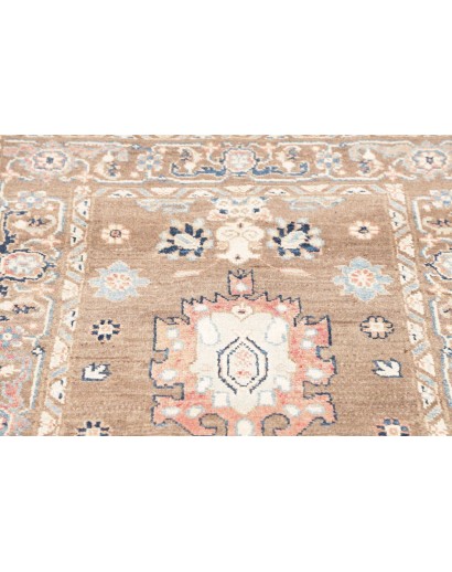 Tappeto Kazak Afghanistan marrone bianco 84x297