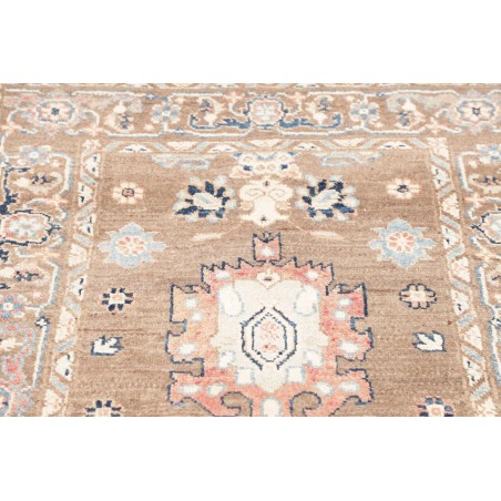 Tappeto Kazak Afghanistan marrone bianco 84x297