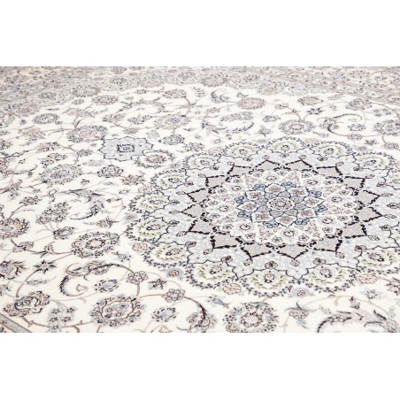 Tappeto Nain 6La Persia bianco grigio 262x369