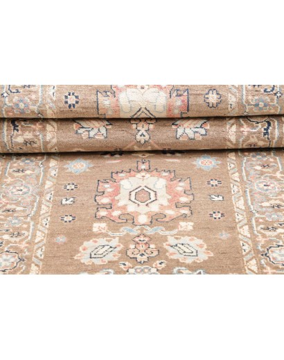 Tappeto Kazak Afghanistan marrone bianco 84x297
