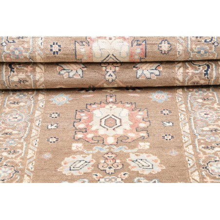 Tappeto Kazak Afghanistan marrone bianco 84x297