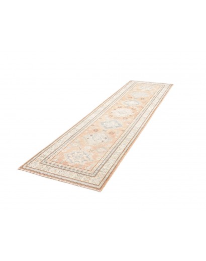 Tappeto Kazak Afghanistan bianco 82x302