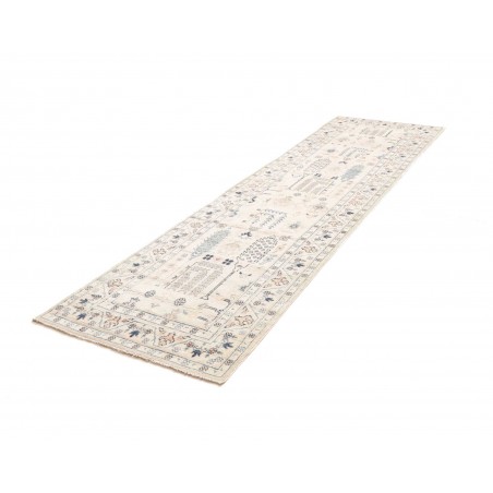 Tappeto Kazak Afghanistan bianco 87x301