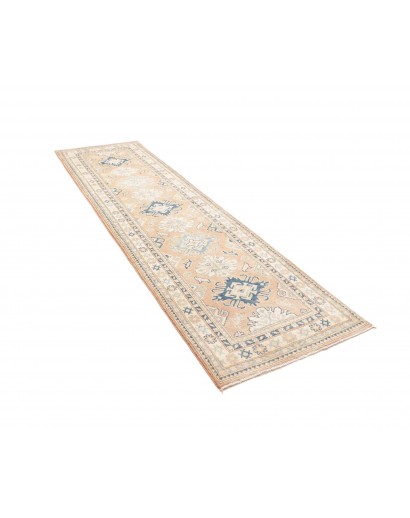 Tappeto Kazak Afghanistan bianco grigio 83x298