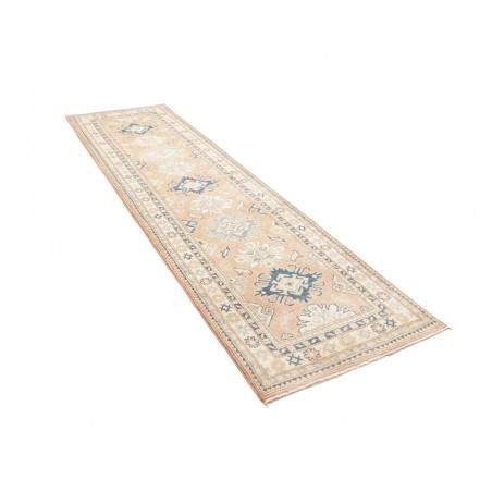 Tappeto Kazak Afghanistan bianco grigio 83x298
