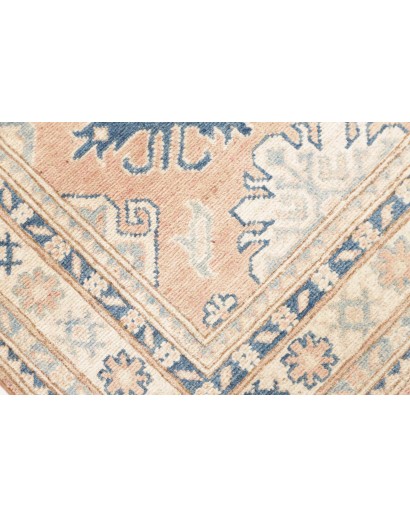 Tappeto Kazak Afghanistan bianco grigio 83x298