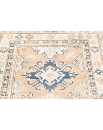 Tappeto Kazak Afghanistan bianco grigio 83x298