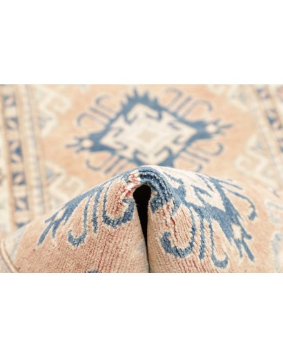 Tappeto Kazak Afghanistan bianco grigio 83x298