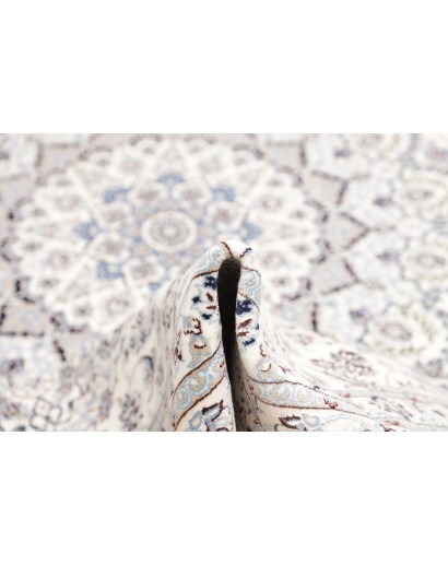 Tappeto Nain 6La Persia bianco grigio 262x369