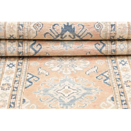 Tappeto Kazak Afghanistan bianco grigio 83x298