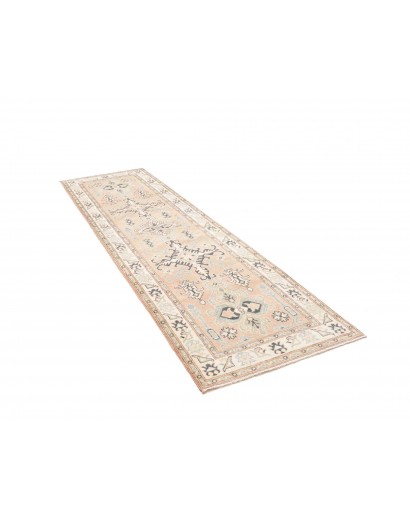 Tappeto Kazak Afghanistan bianco azzurro 85x286