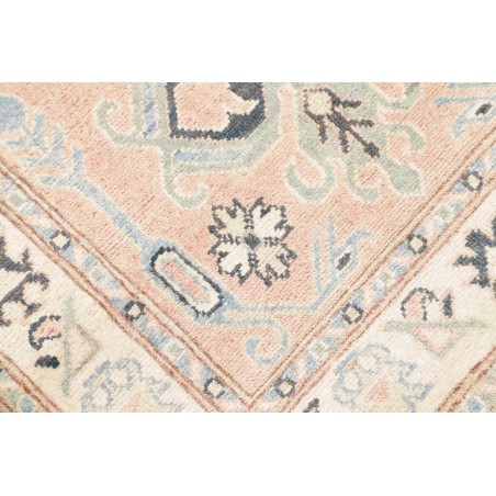 Tappeto Kazak Afghanistan bianco azzurro 85x286