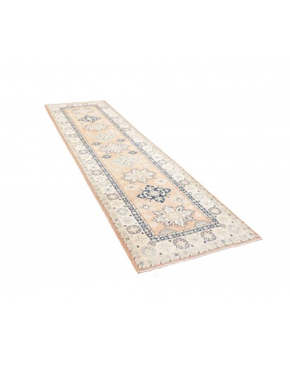 Tappeto Kazak Afghanistan bianco 83x290