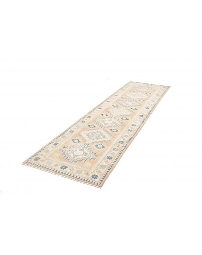 Tappeto Kazak Afghanistan bianco 54x302