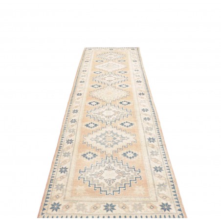 Tappeto Kazak Afghanistan bianco 54x302