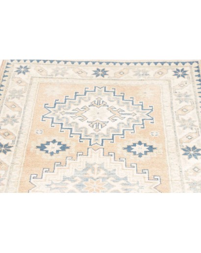 Tappeto Kazak Afghanistan bianco 54x302