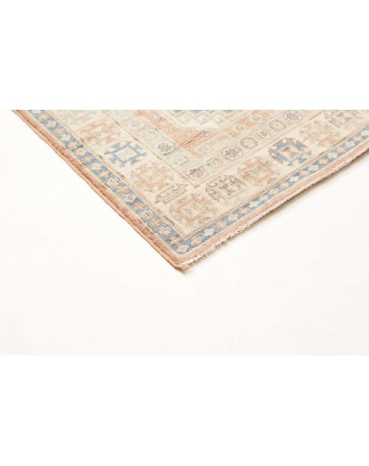 Tappeto Kazak Afghanistan bianco grigio 84x300