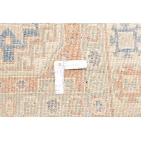 Tappeto Kazak Afghanistan bianco grigio 84x300