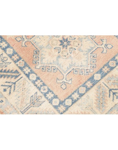 Tappeto Kazak Afghanistan bianco grigio 80x290