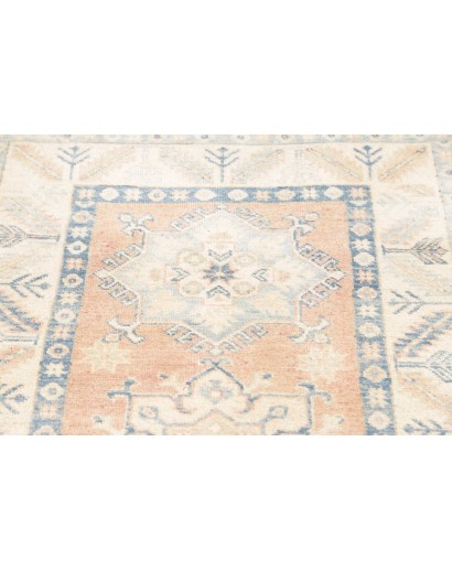 Tappeto Kazak Afghanistan bianco grigio 80x290