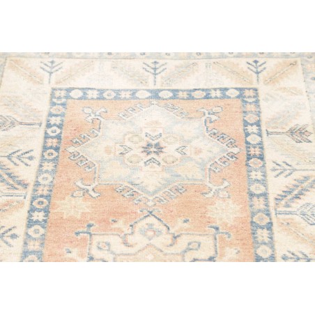 Tappeto Kazak Afghanistan bianco grigio 80x290