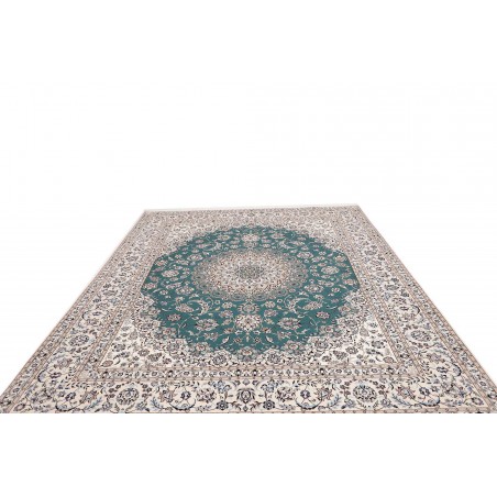 Tappeto Nain 6La Persia bianco grigio 259x312
