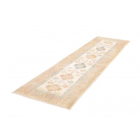 Tappeto Kazak Afghanistan giallo marrone 81x276