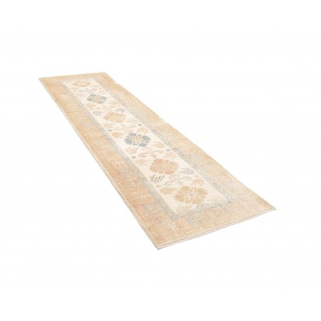 Tappeto Kazak Afghanistan giallo marrone 81x276
