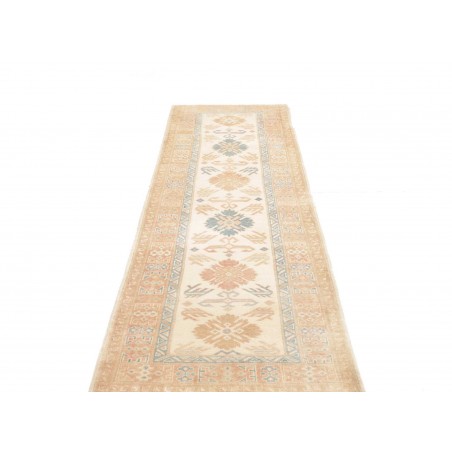 Tappeto Kazak Afghanistan giallo marrone 81x276