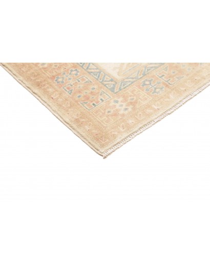 Tappeto Kazak Afghanistan giallo marrone 81x276