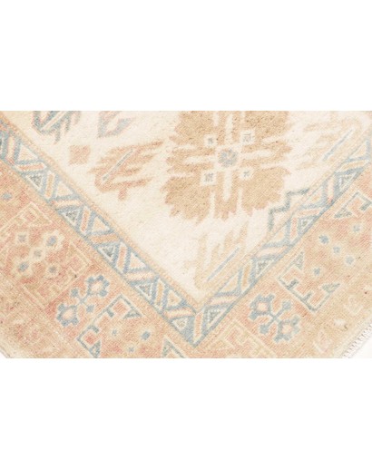 Tappeto Kazak Afghanistan giallo marrone 81x276