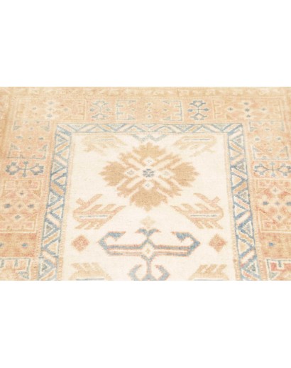 Tappeto Kazak Afghanistan giallo marrone 81x276