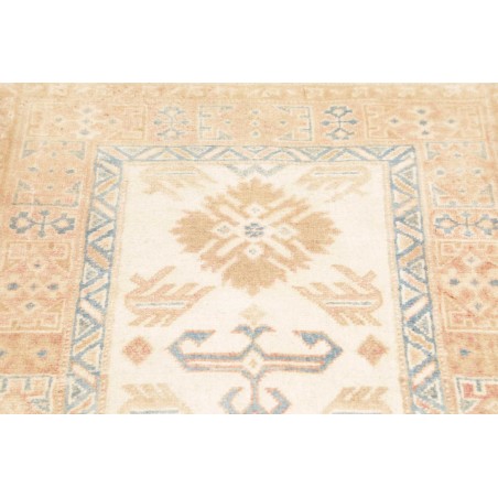 Tappeto Kazak Afghanistan giallo marrone 81x276