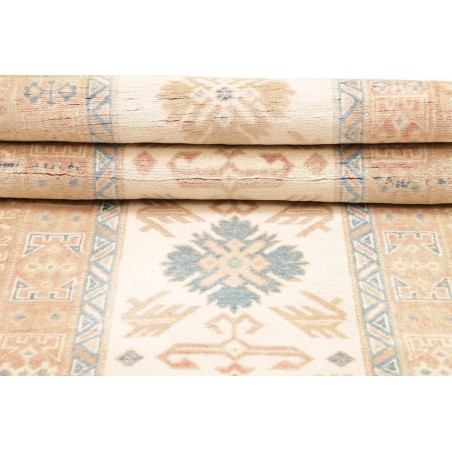 Tappeto Kazak Afghanistan giallo marrone 81x276
