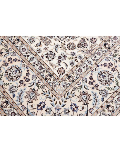 Tappeto Nain 6La Persia bianco grigio 259x312