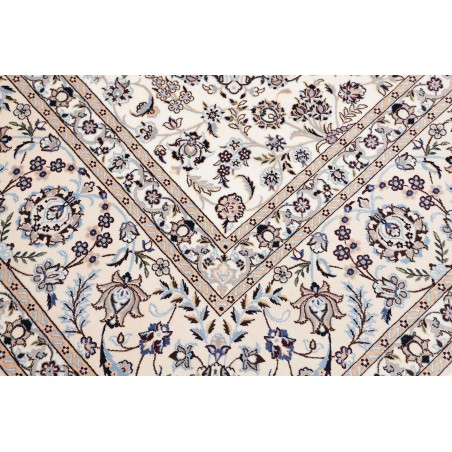 Tappeto Nain 6La Persia bianco grigio 259x312