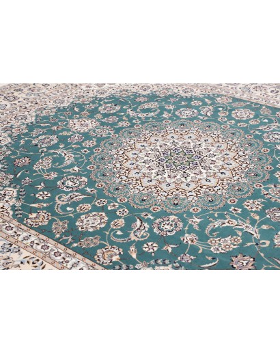 Tappeto Nain 6La Persia bianco grigio 259x312