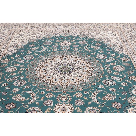 Tappeto Nain 6La Persia bianco grigio 259x312